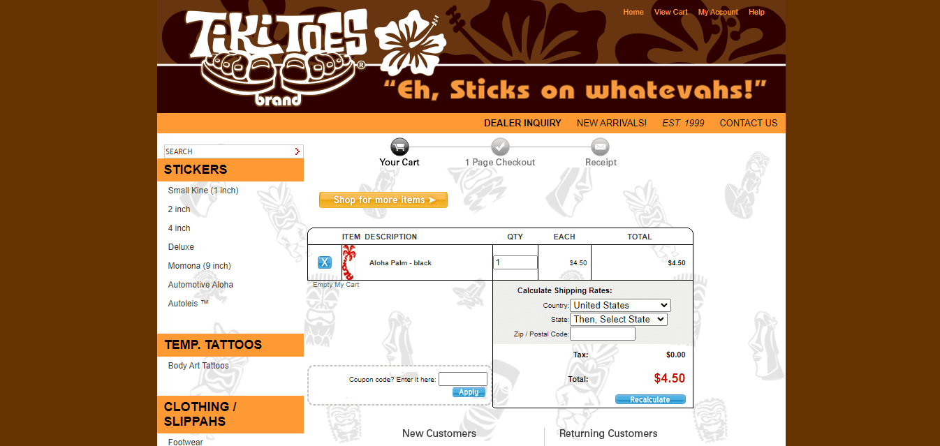 How to apply Tiki Toes coupon code